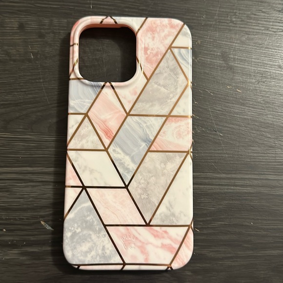 iPhone 14 PRO MAX Case Compatible with MagSafe (Geometric Marble) - Picture 1 of 6
